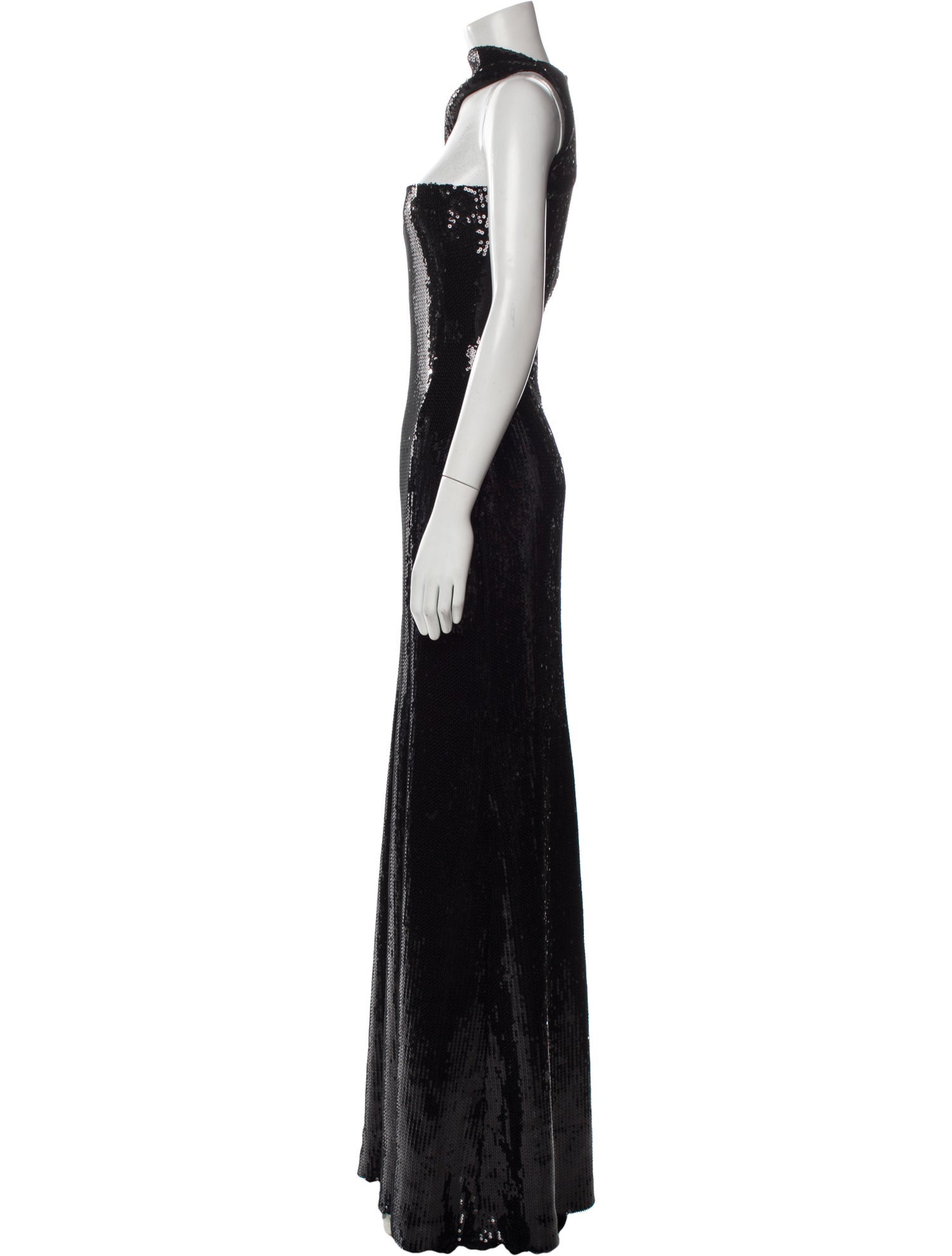 David Koma One-Shoulder Long Dress