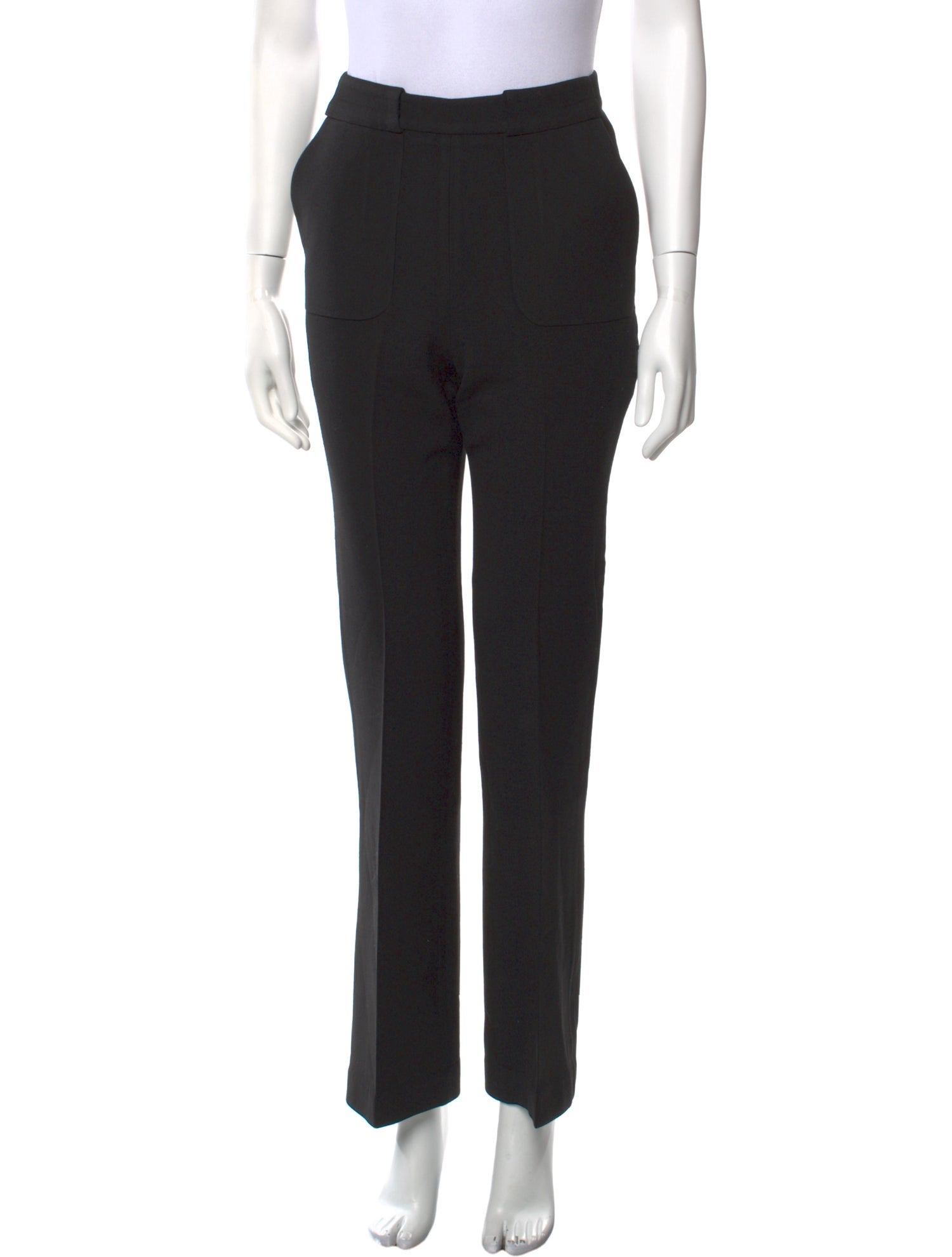 David Koma Virgin Wool Straight Leg Pants