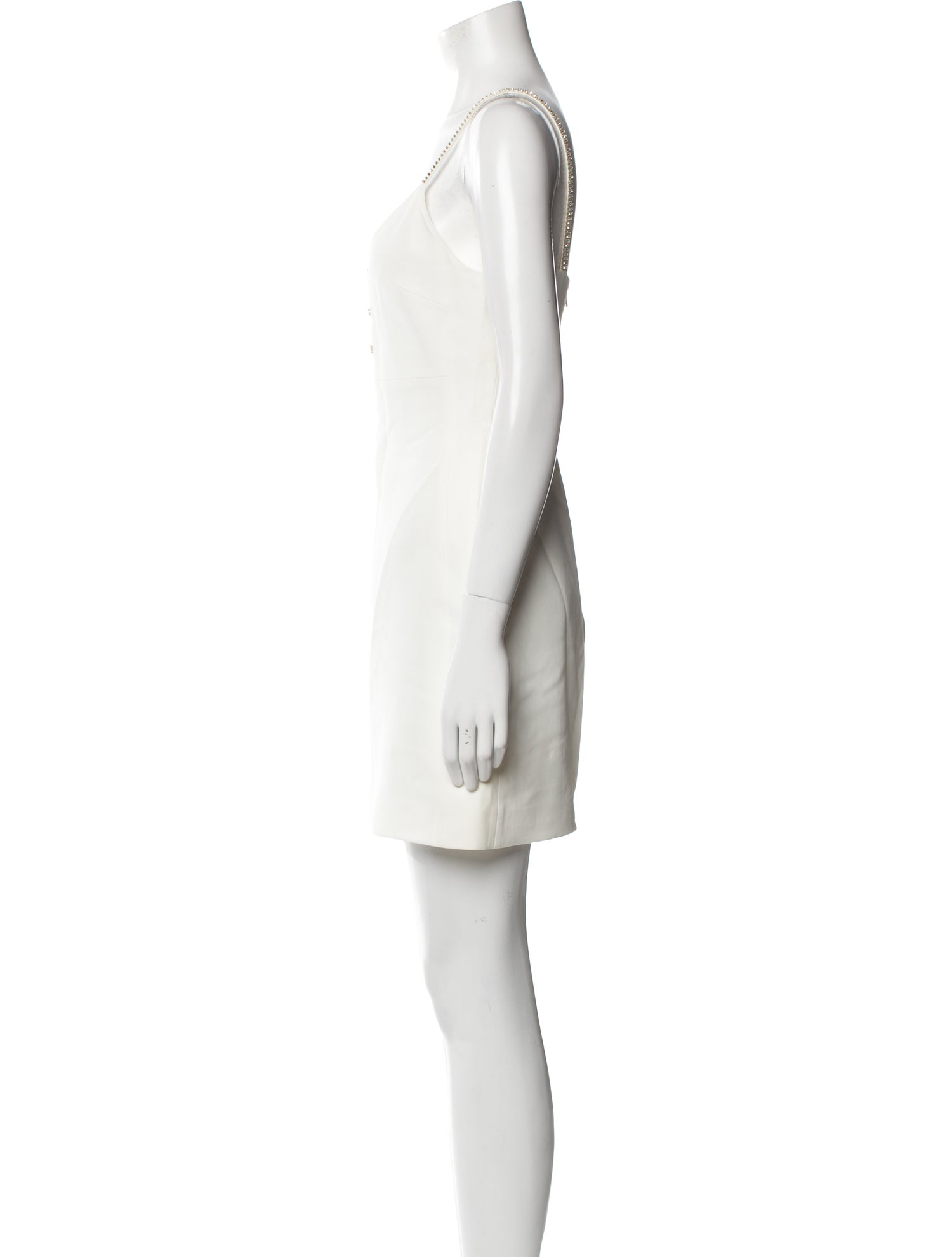 David Koma Square Neckline Mini Dress