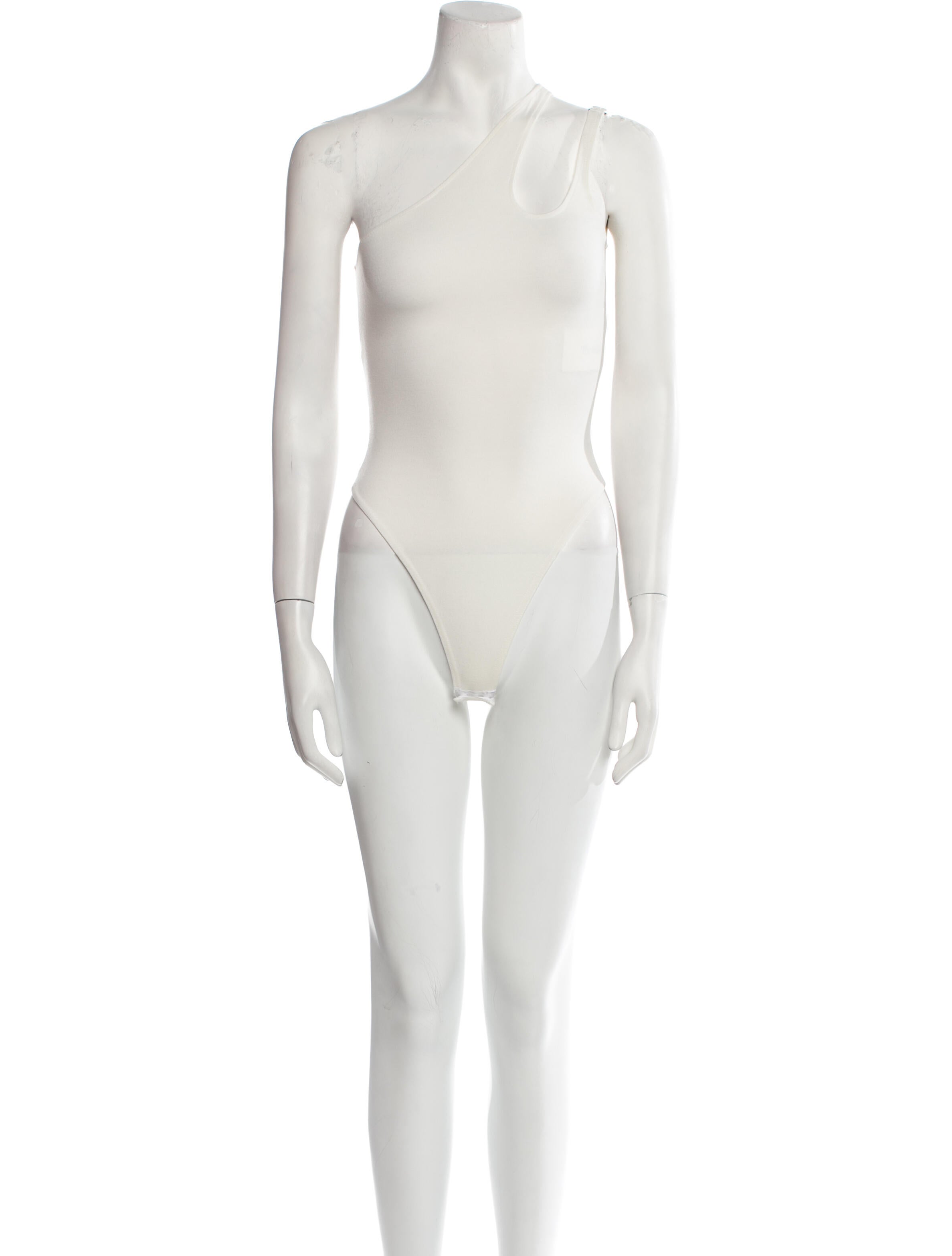 David Koma One-Shoulder Sleeveless Bodysuit