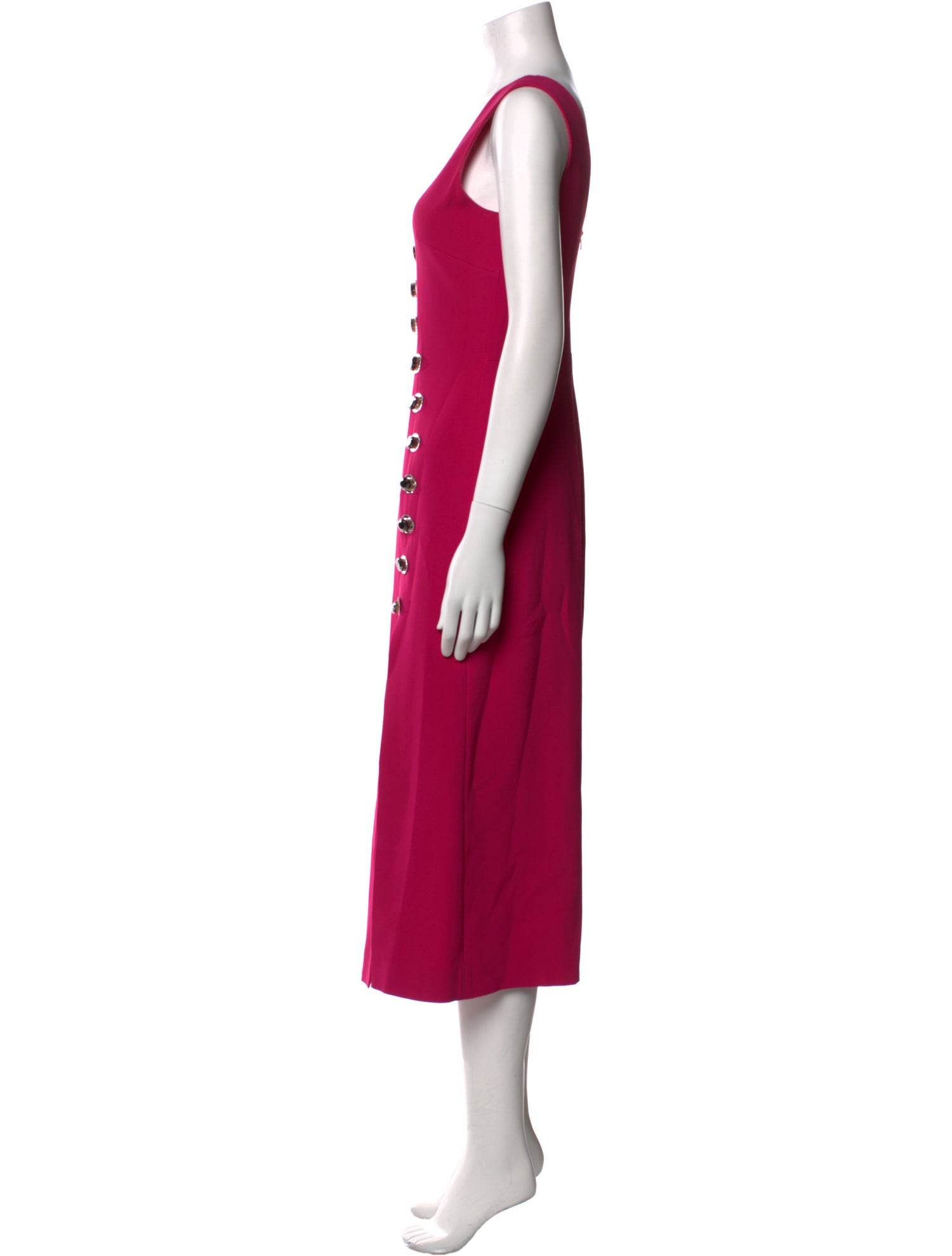 David Koma V-Neck Long Dress