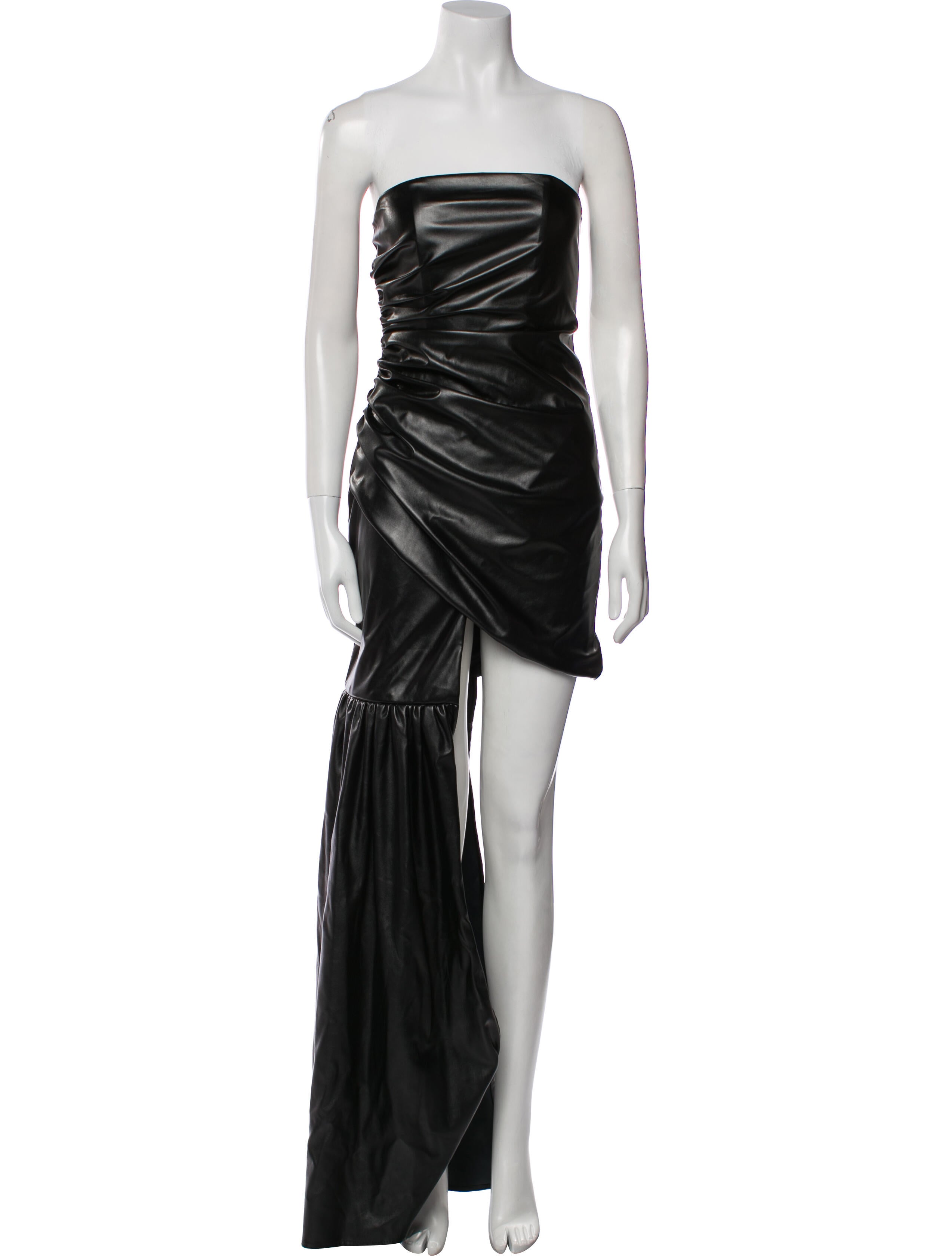 David Koma Strapless Long Dress