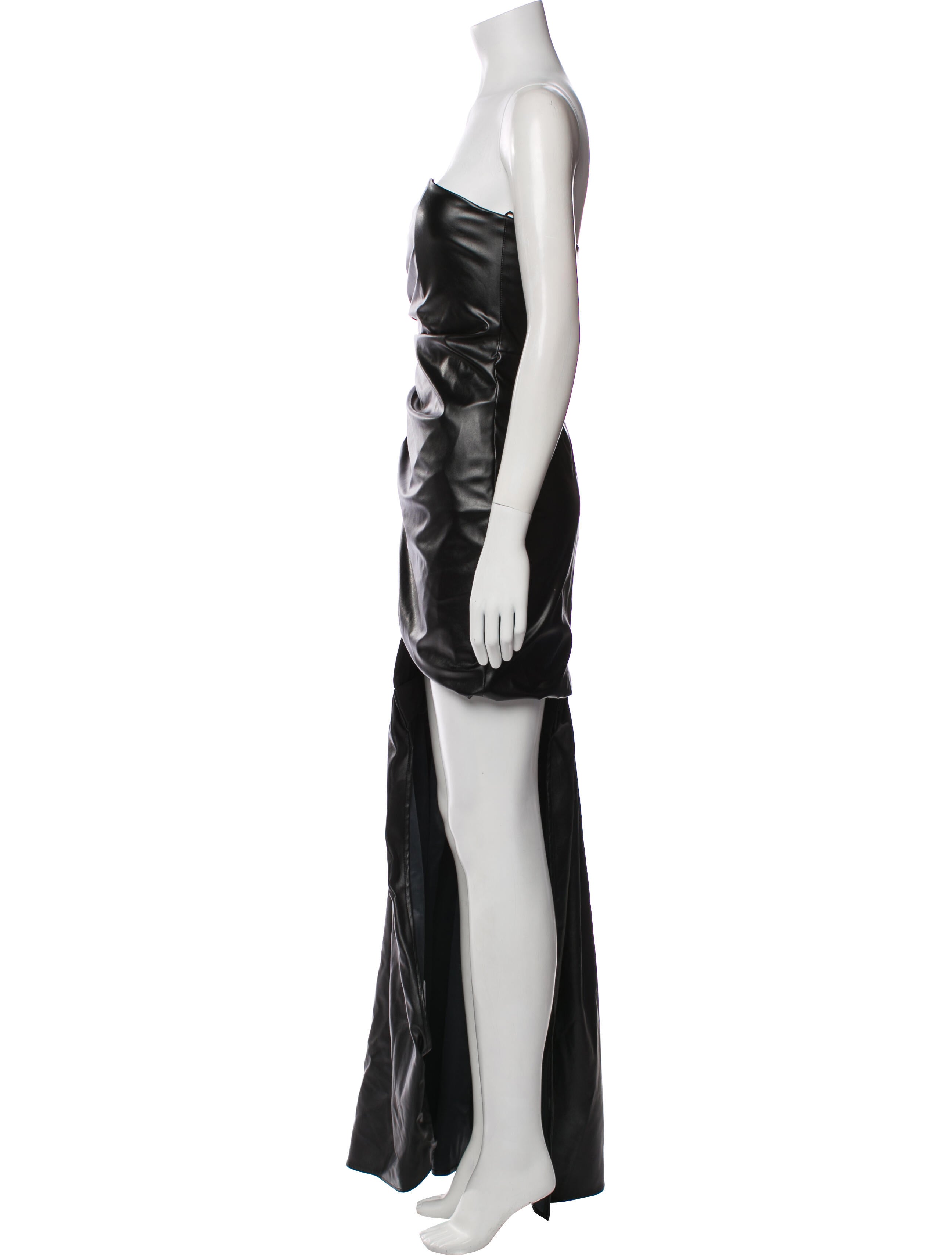 David Koma Strapless Long Dress