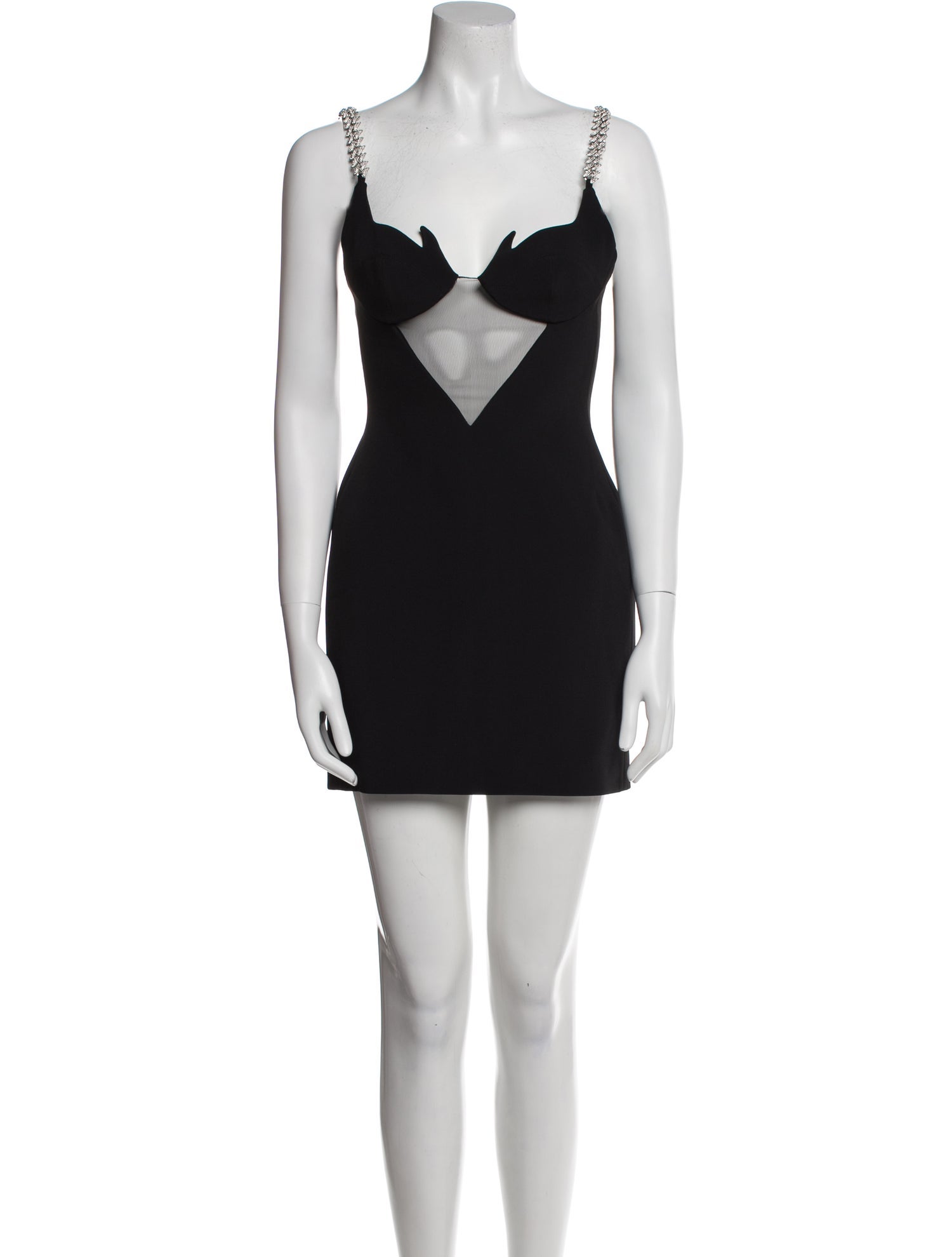 David Koma Square Neckline Mini Dress w/ Tags
