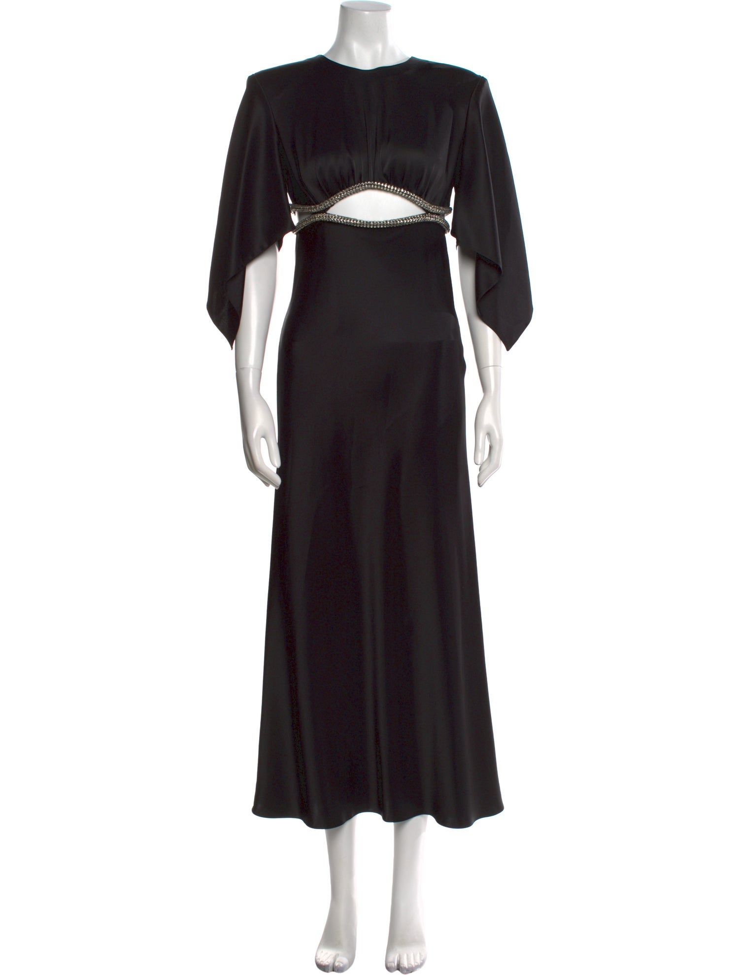 David Koma Crew Neck Long Dress