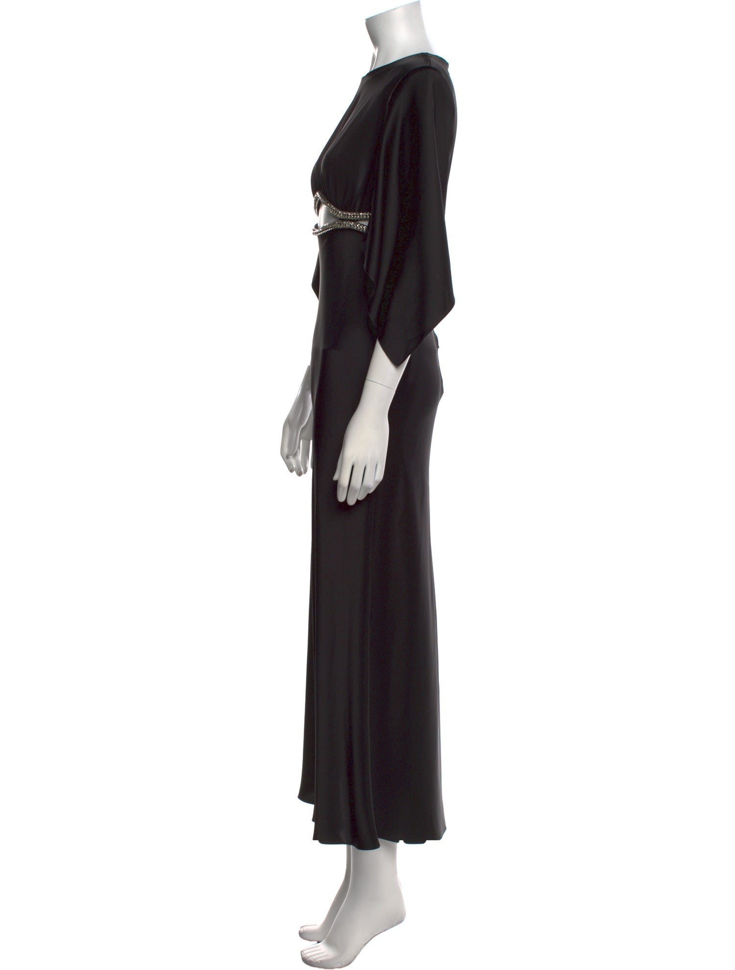 David Koma Crew Neck Long Dress