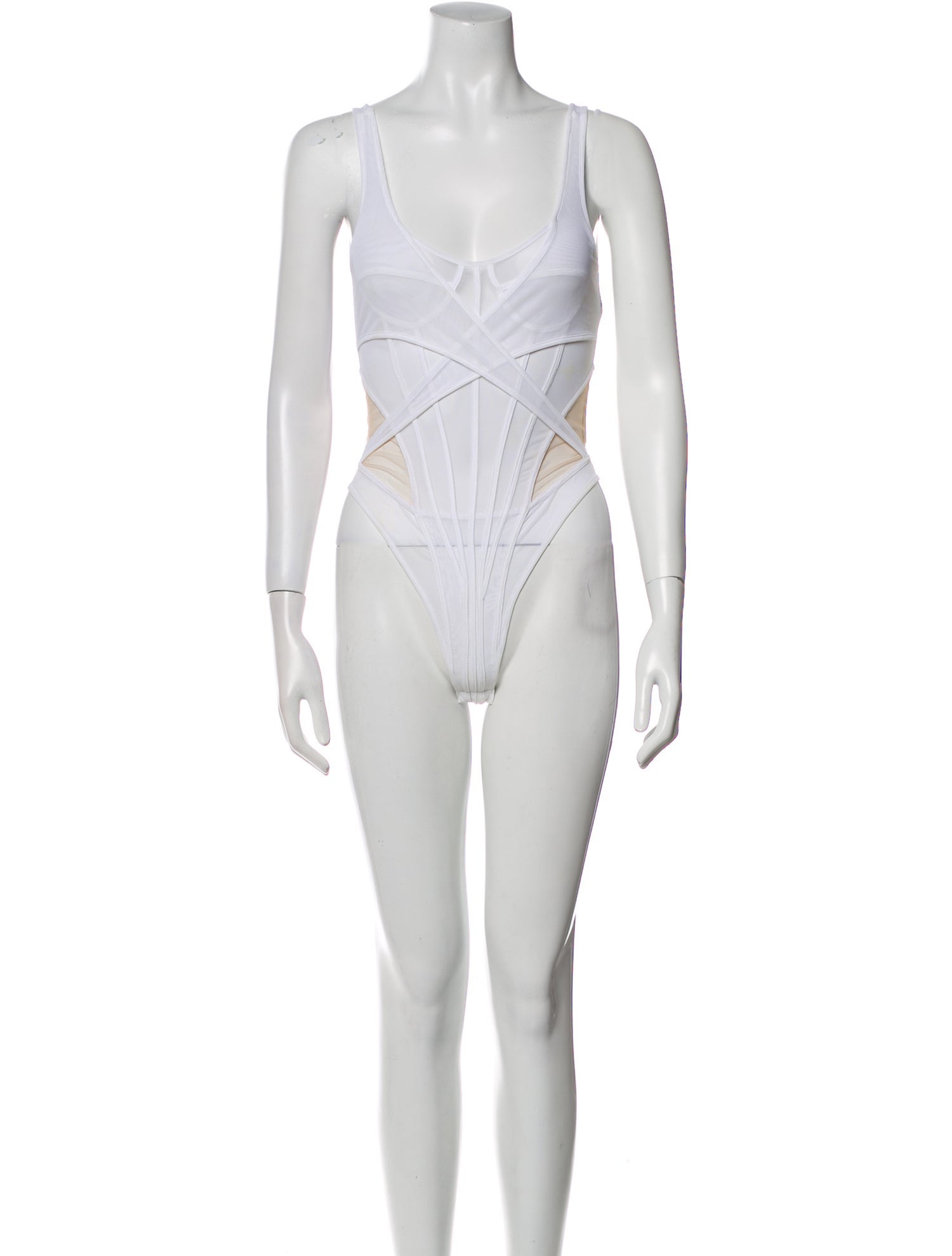 David Koma Scoop Neck Romper