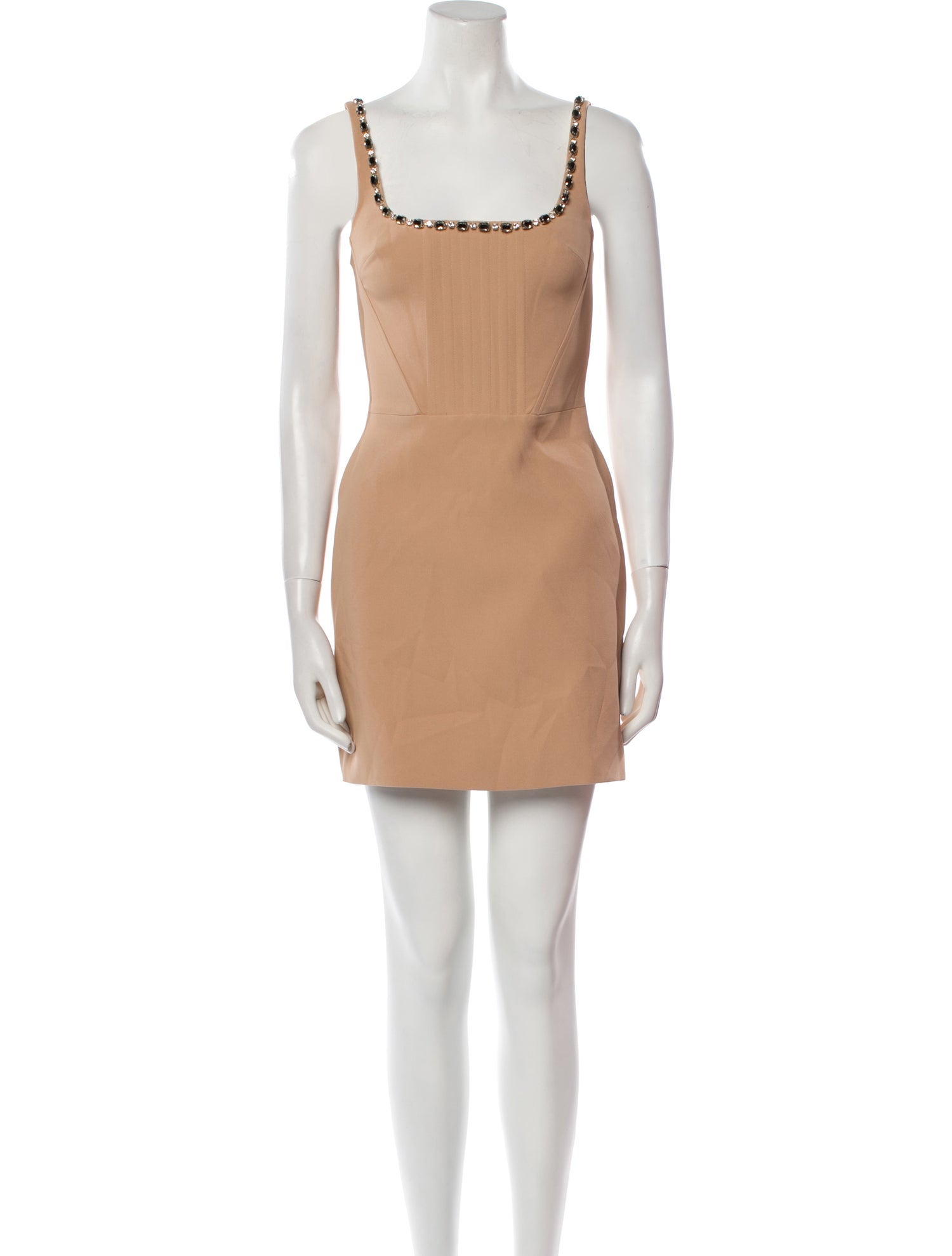 David Koma Virgin Wool Mini Dress