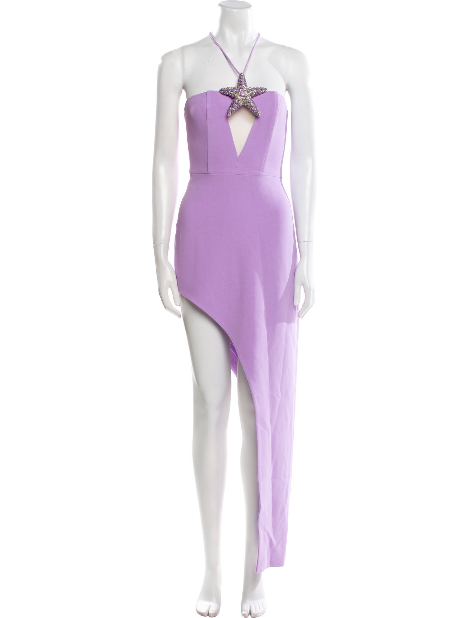 David Koma Halterneck Mini Dress