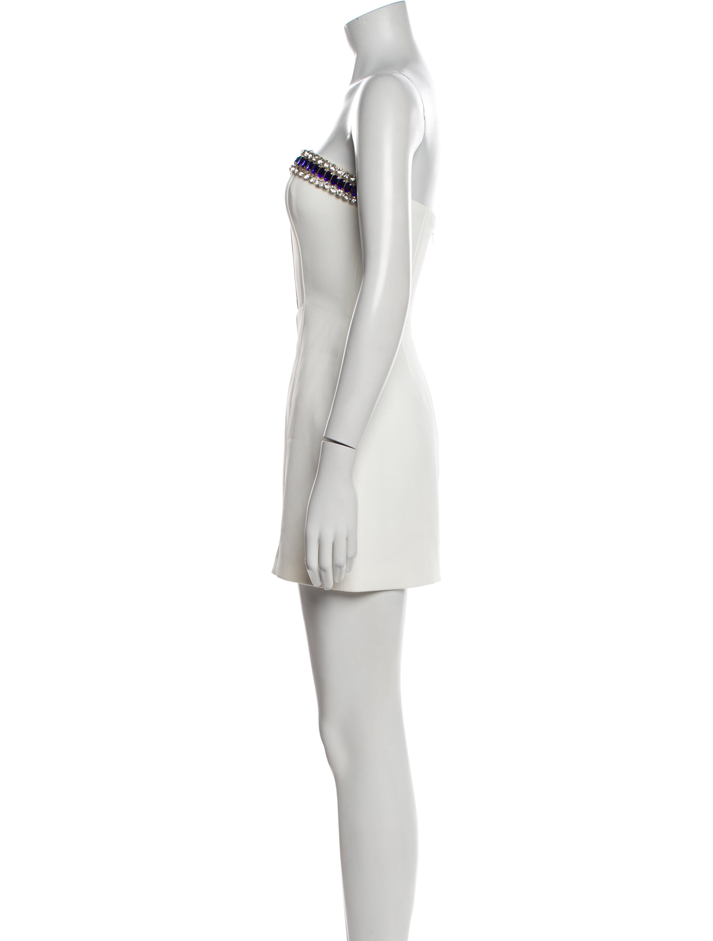 David Koma Strapless Mini Dress