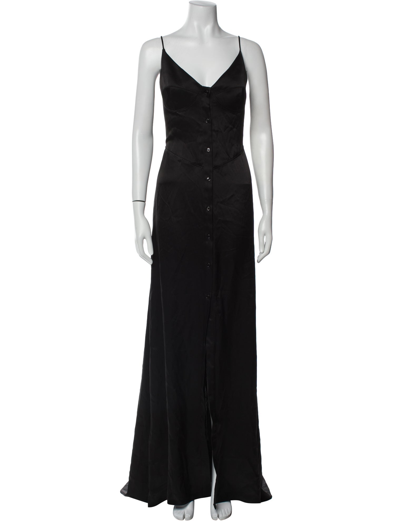David Koma V-Neck Long Dress w/ Tags