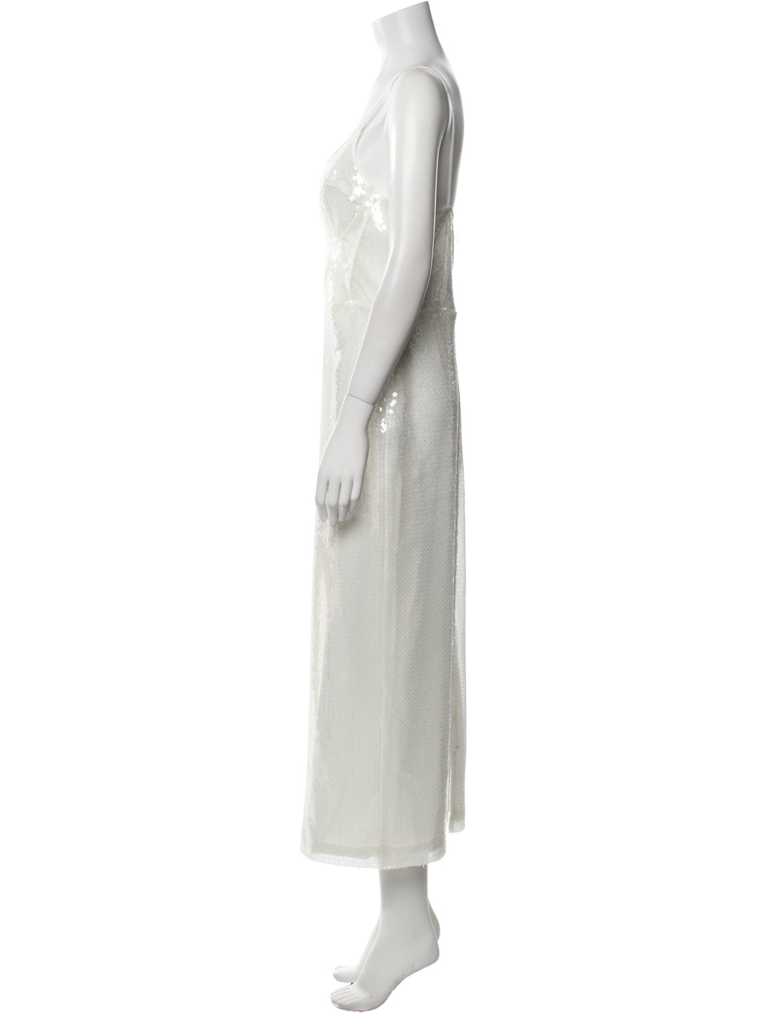 David Koma V-Neck Long Dress