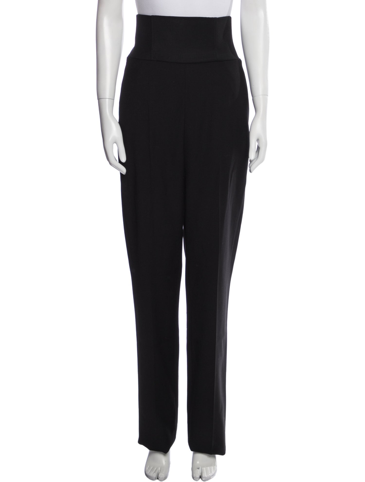 David Koma Wool Straight Leg Pants