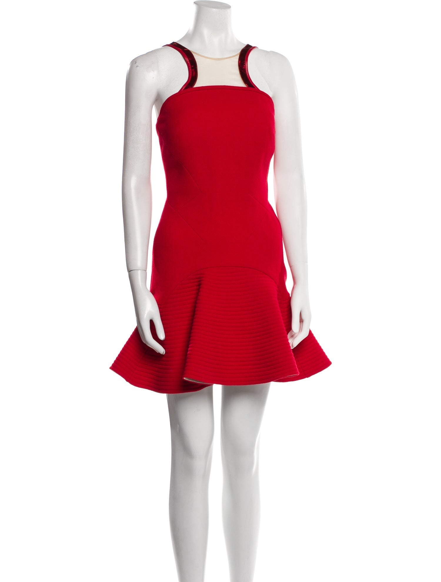 David Koma Wool Mini Dress w/ Tags