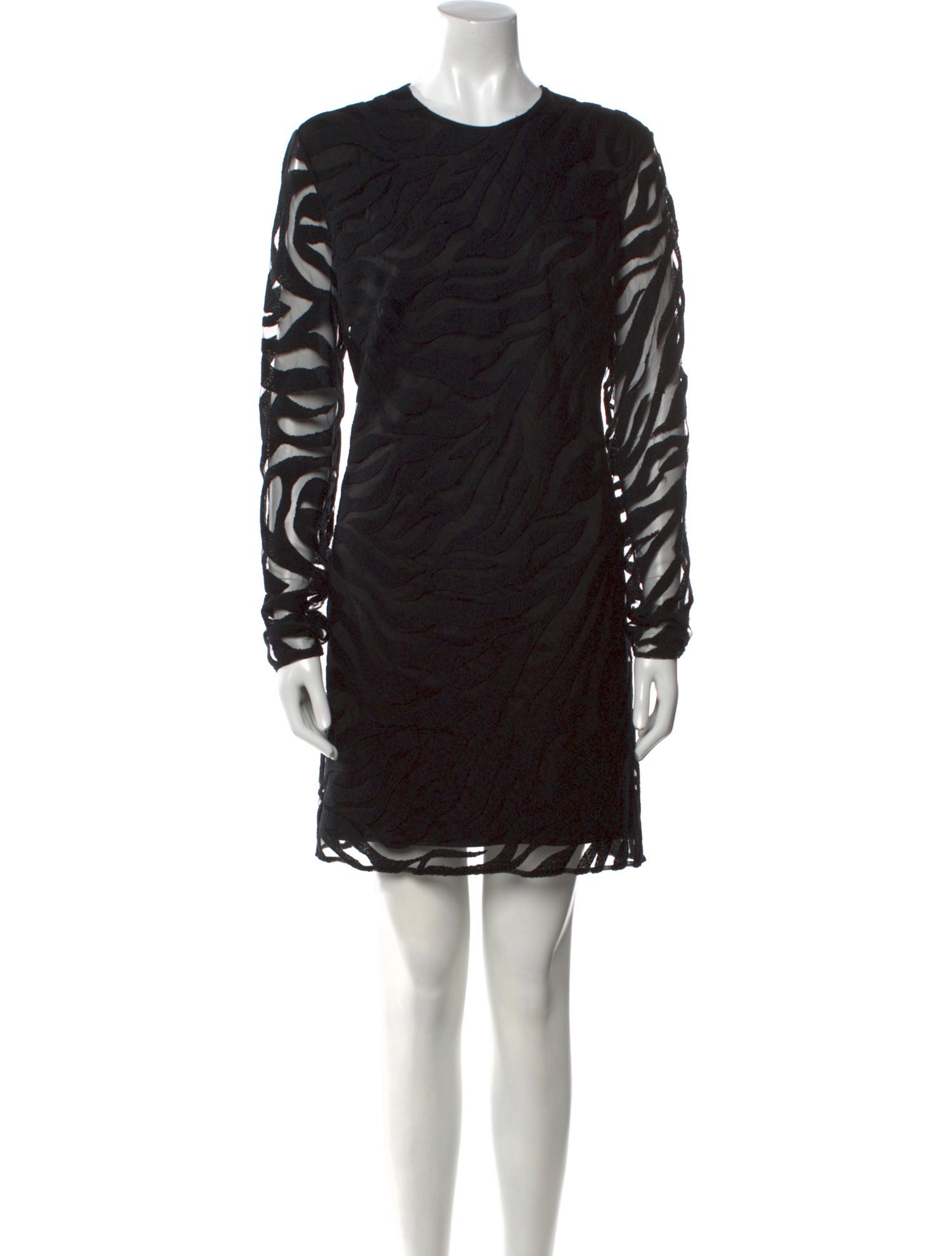 David Koma Crew Neck Mini Dress