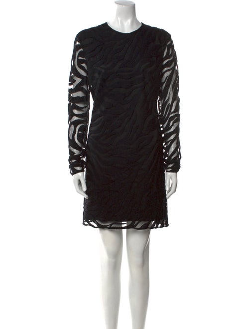 David Koma Crew Neck Mini Dress