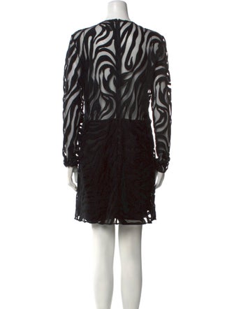David Koma Crew Neck Mini Dress