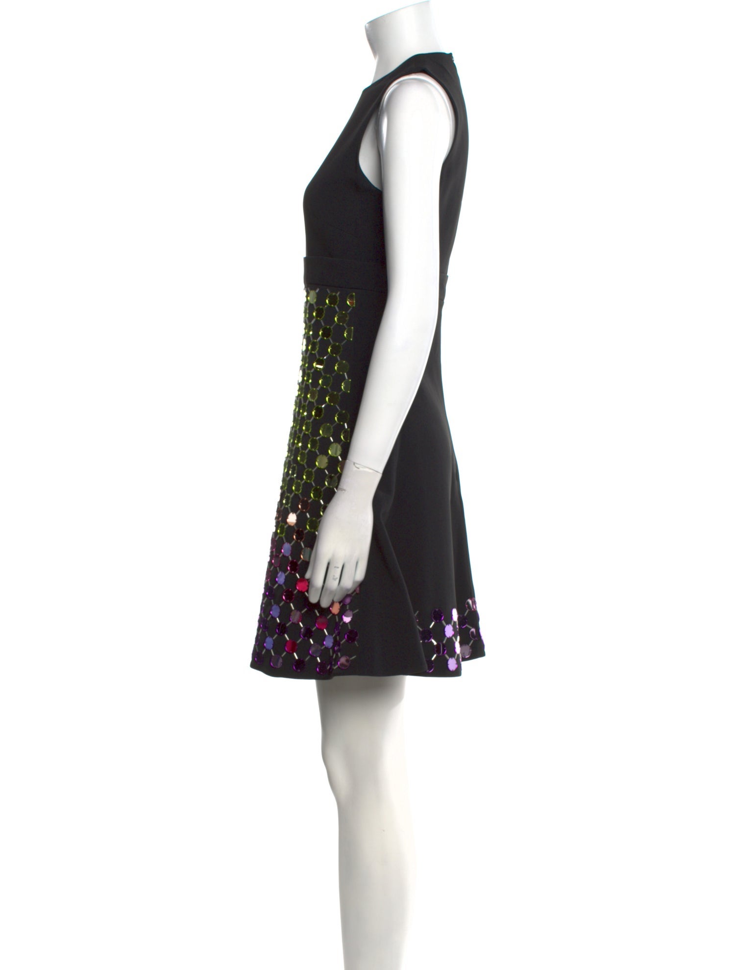 David Koma Printed Mini Dress