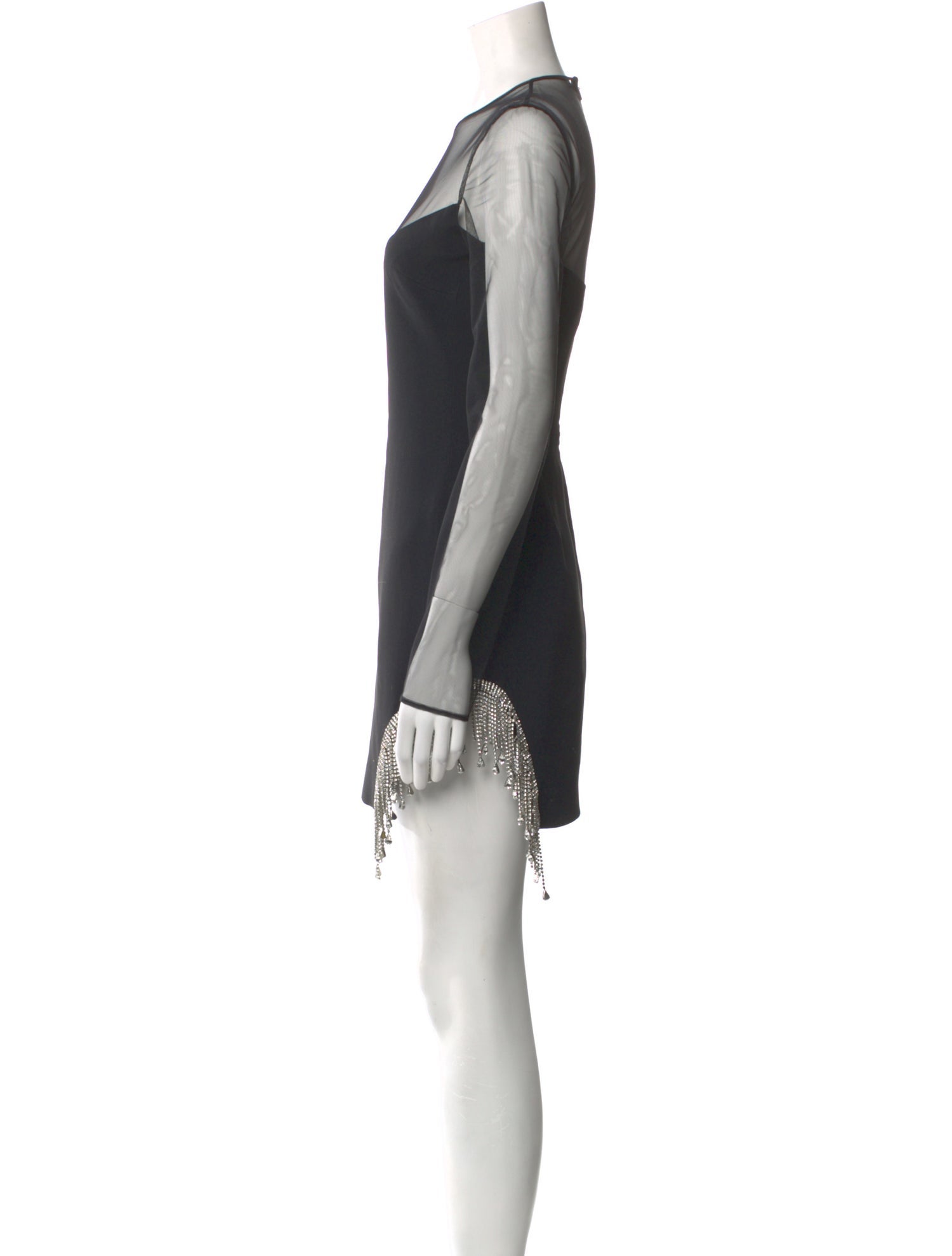 David Koma Crew Neck Mini Dress