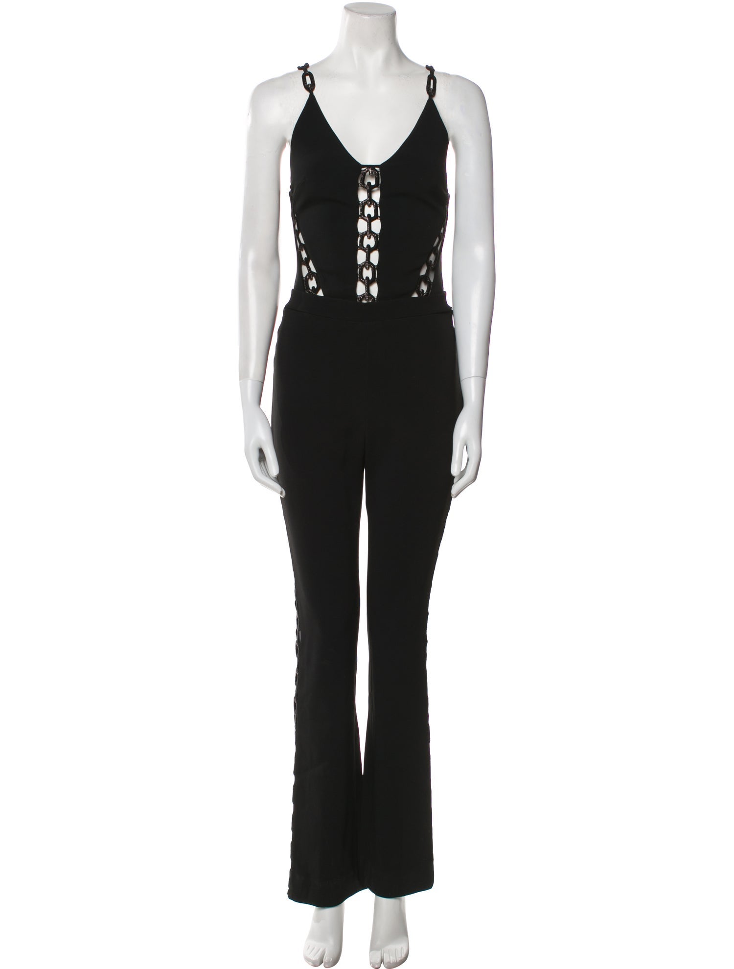 David Koma V-Neck Jumpsuit