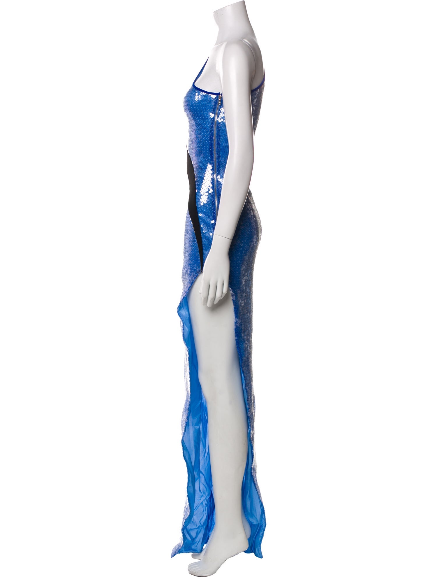 David Koma Colorblock Pattern Long Dress w/ Tags