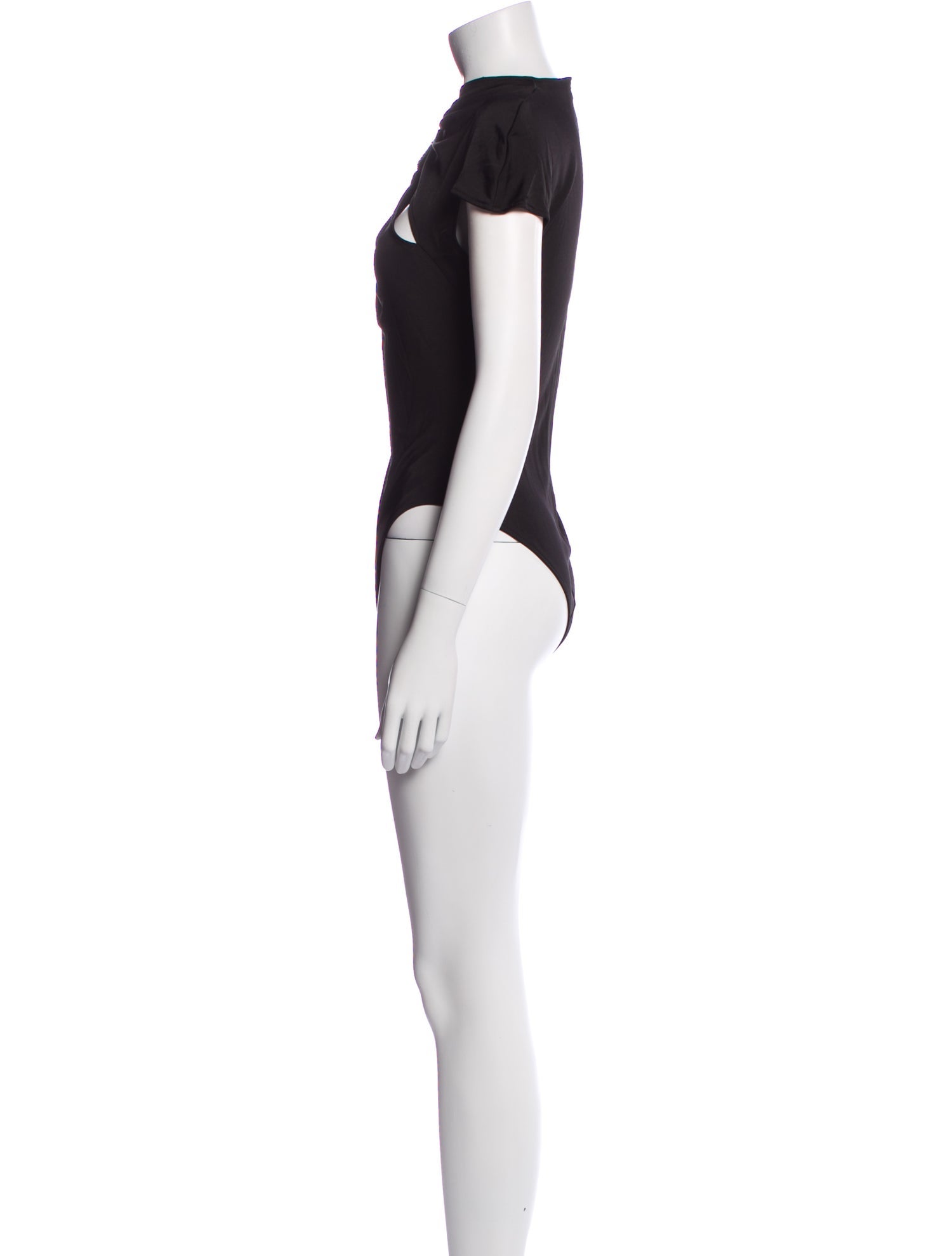 David Koma Asymmetrical Sleeveless Bodysuit