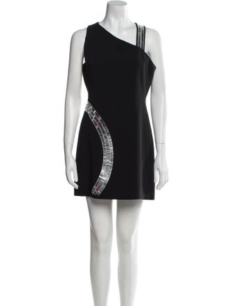 David Koma Graphic Print Mini Dress