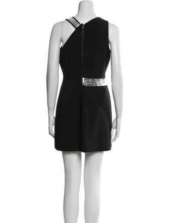 David Koma Graphic Print Mini Dress