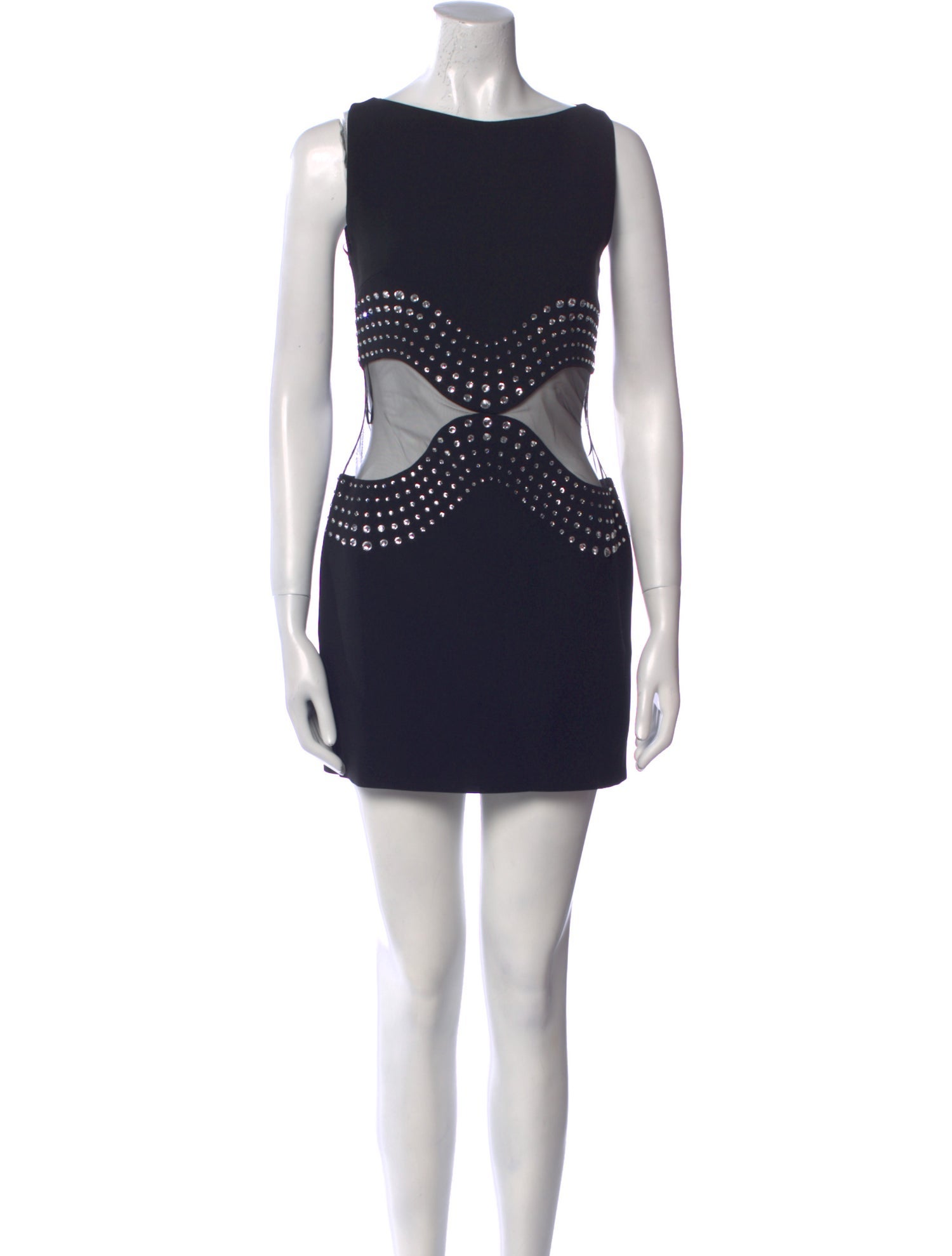 David Koma Bateau Neckline Mini Dress w/ Tags