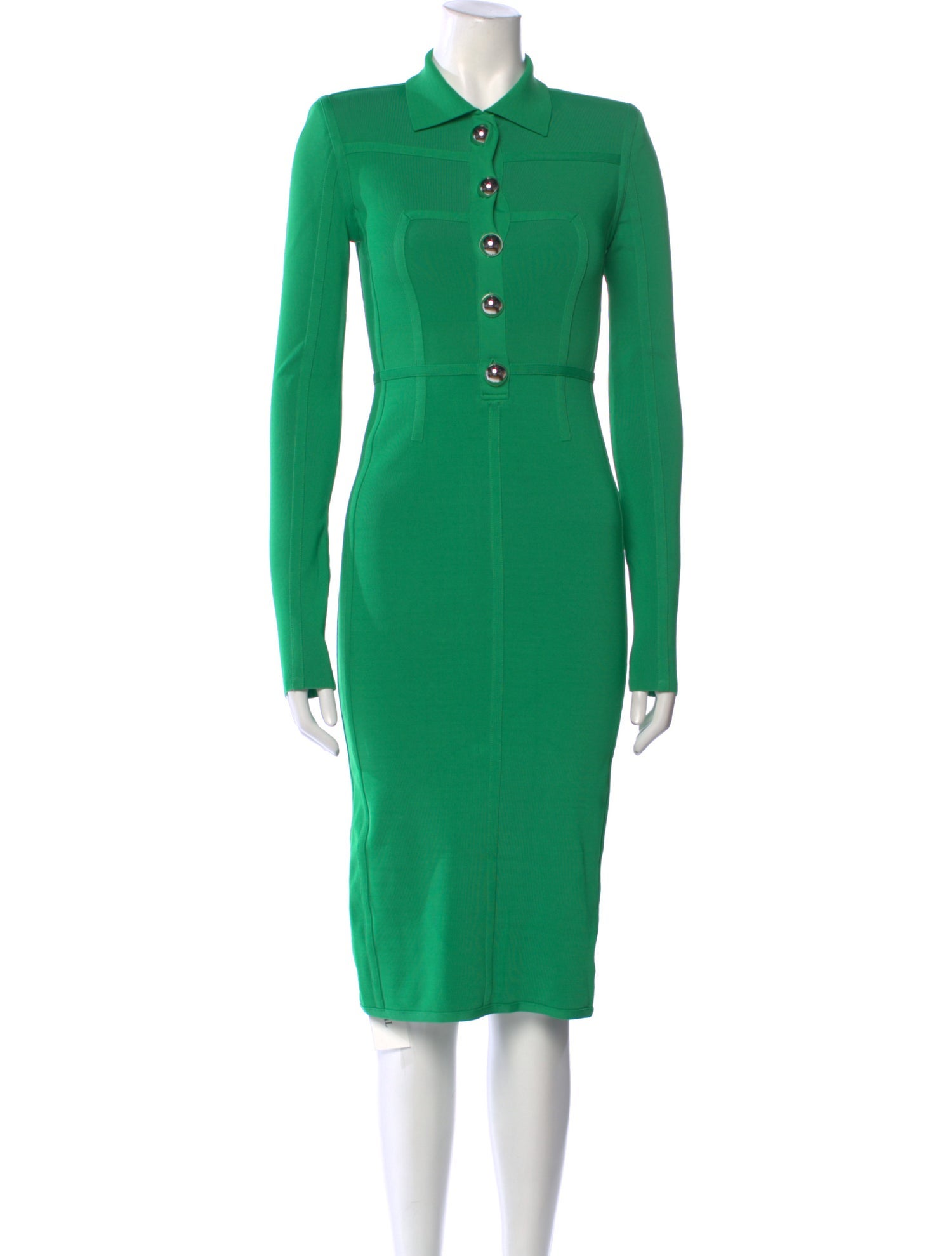 David Koma Mock Neck Midi Length Dress w/ Tags