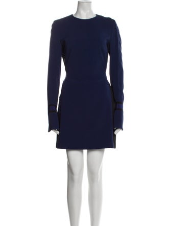 David Koma Crew Neck Mini Dress
