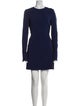 David Koma Crew Neck Mini Dress