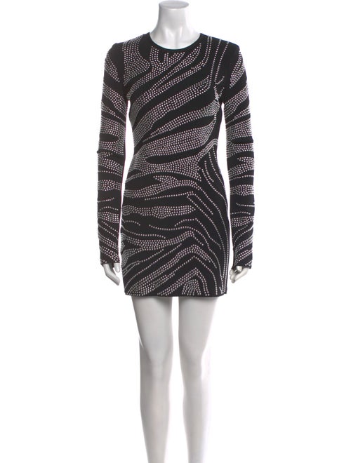 David Koma Printed Mini Dress
