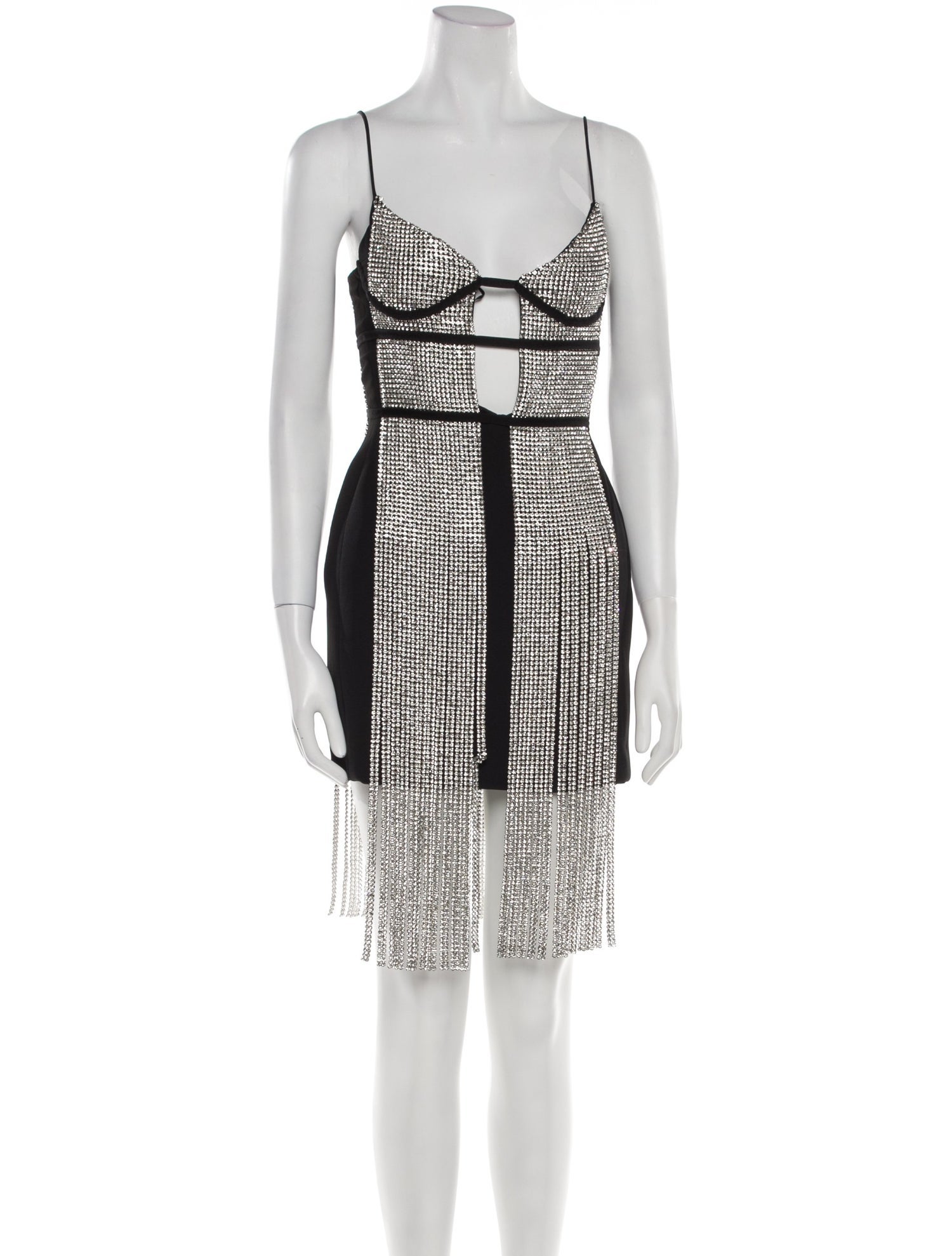 David Koma V-Neck Mini Dress