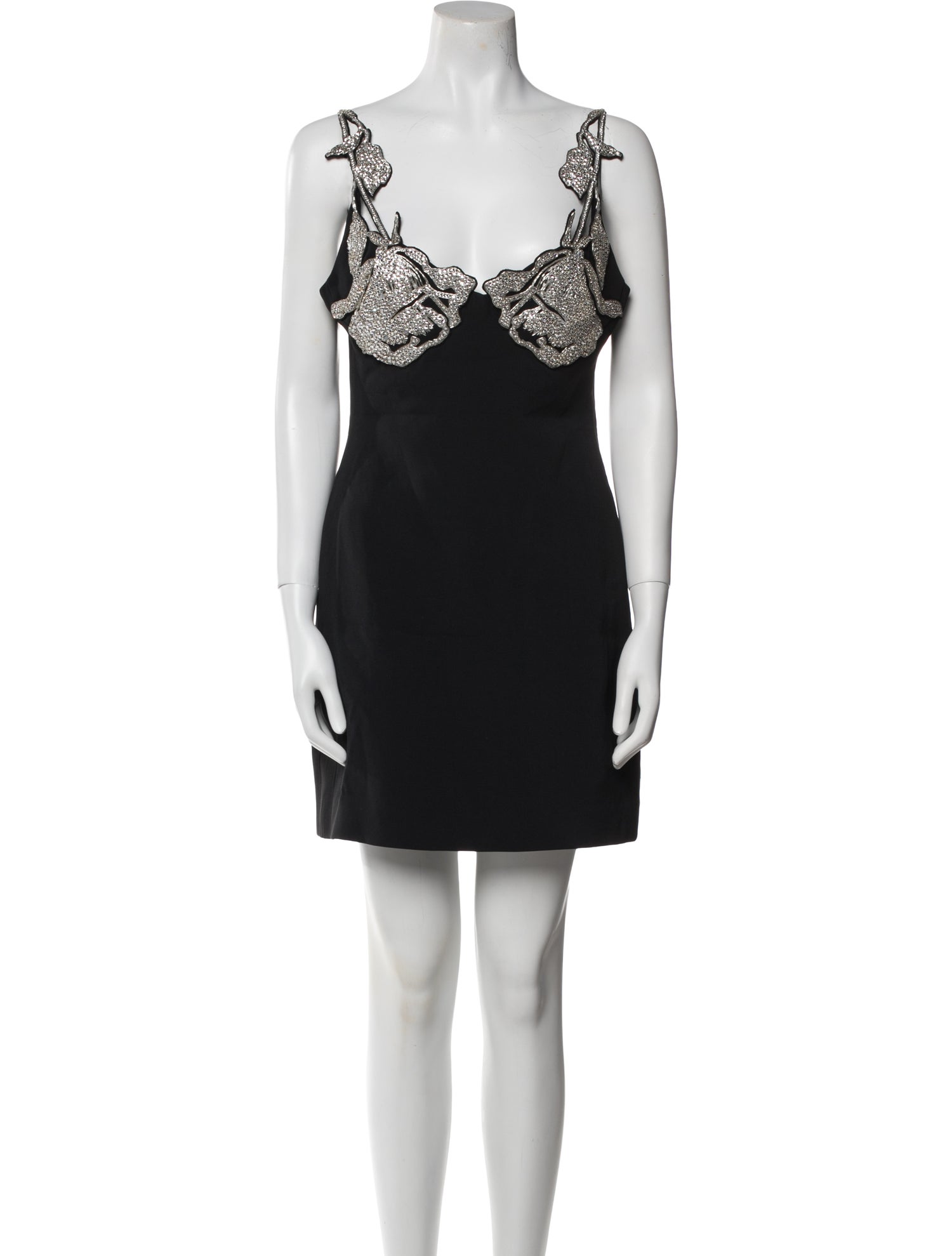 David Koma V-Neck Mini Dress