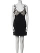 David Koma V-Neck Mini Dress