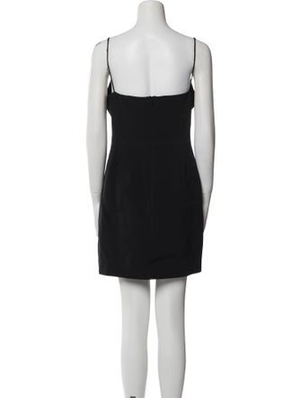 David Koma V-Neck Mini Dress