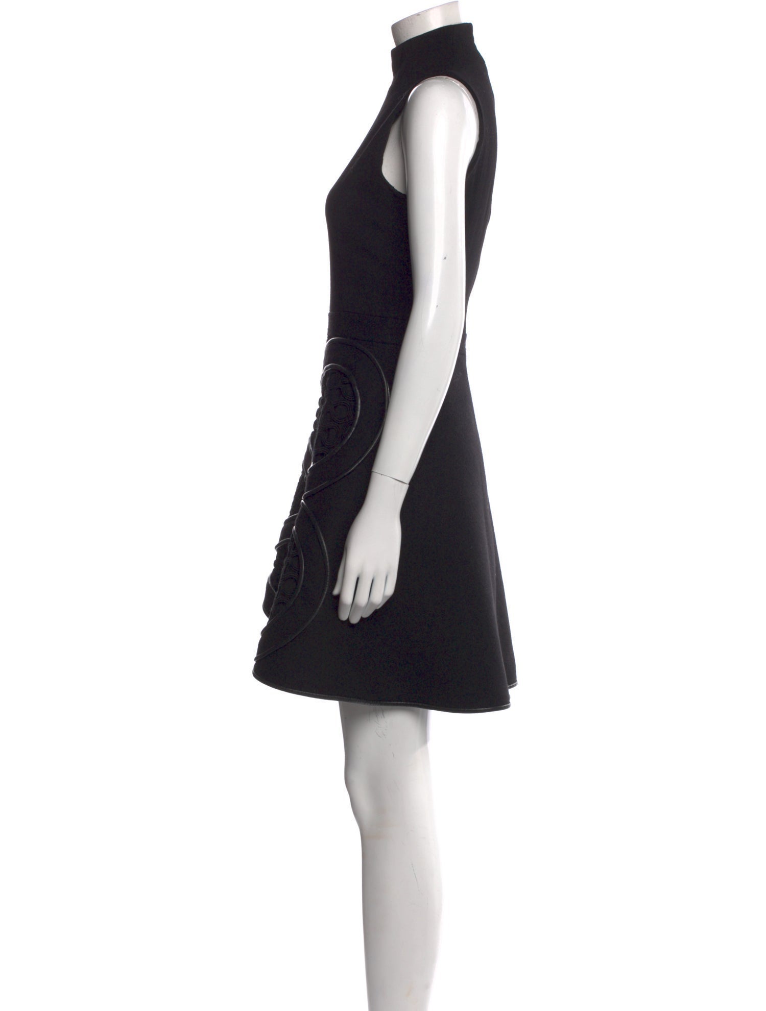 David Koma Wool Mini Dress