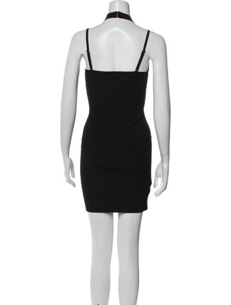 David Koma Square Neckline Mini Dress