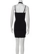 David Koma Square Neckline Mini Dress