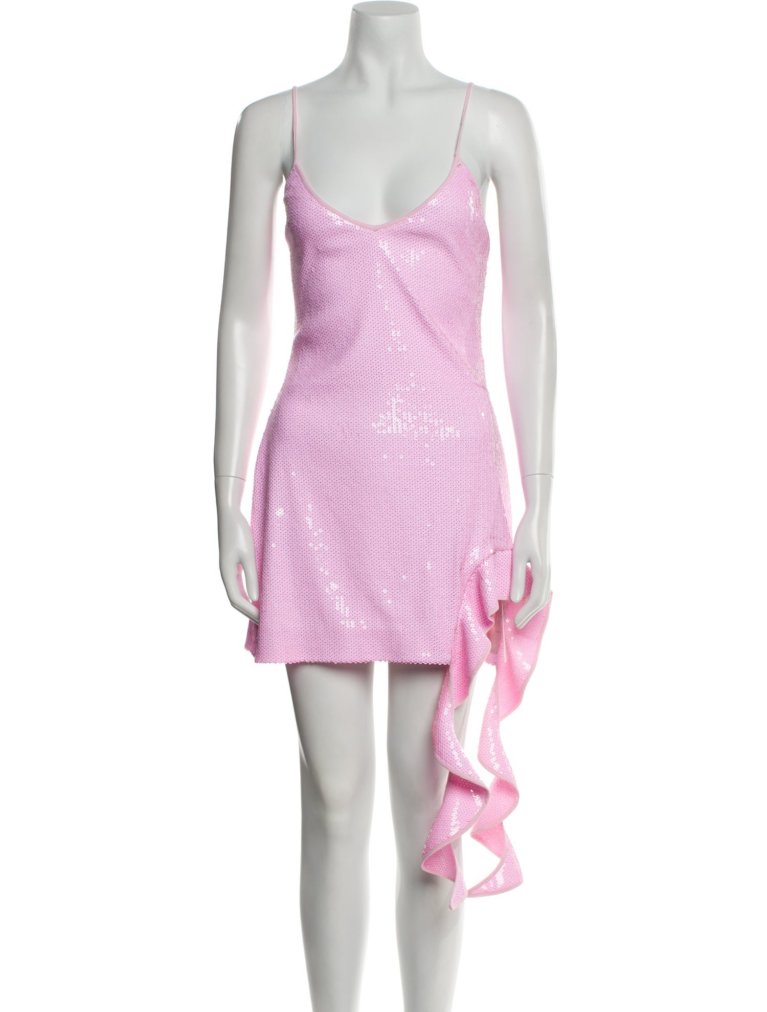 David Koma Square Neckline Mini Dress