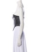 David Koma Strapless Crop Top w/ Tags