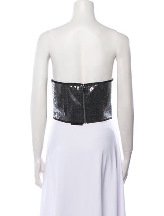 David Koma Strapless Crop Top w/ Tags