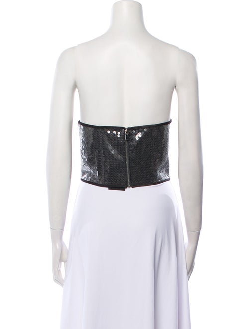 David Koma Strapless Crop Top w/ Tags