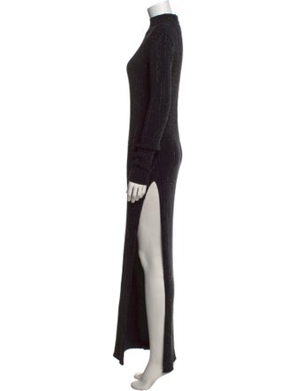 David Koma Turtleneck Long Dress