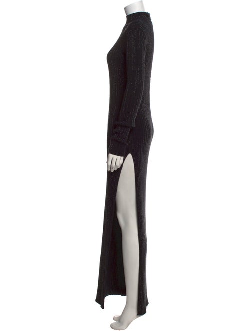 David Koma Turtleneck Long Dress