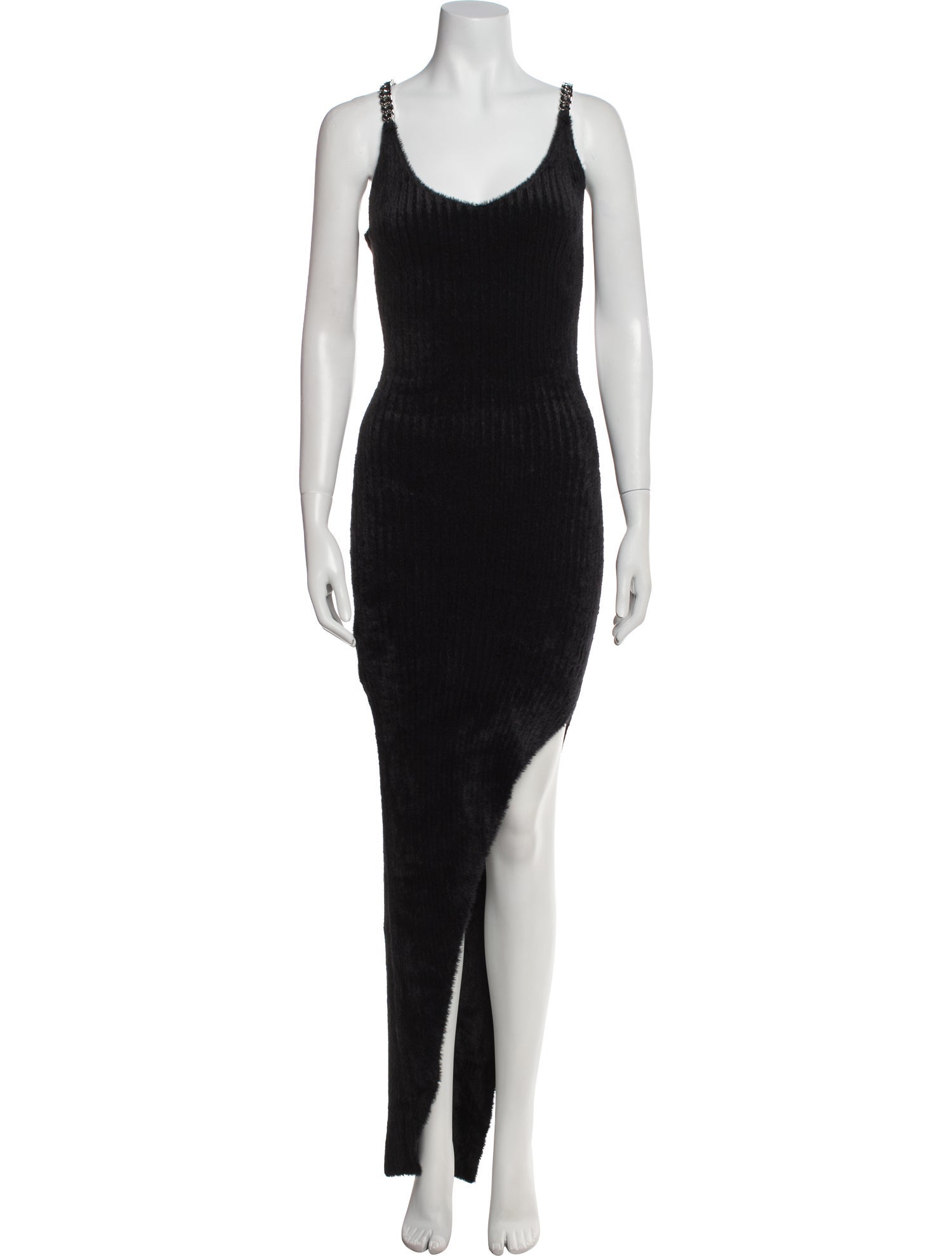 David Koma Scoop Neck Long Dress