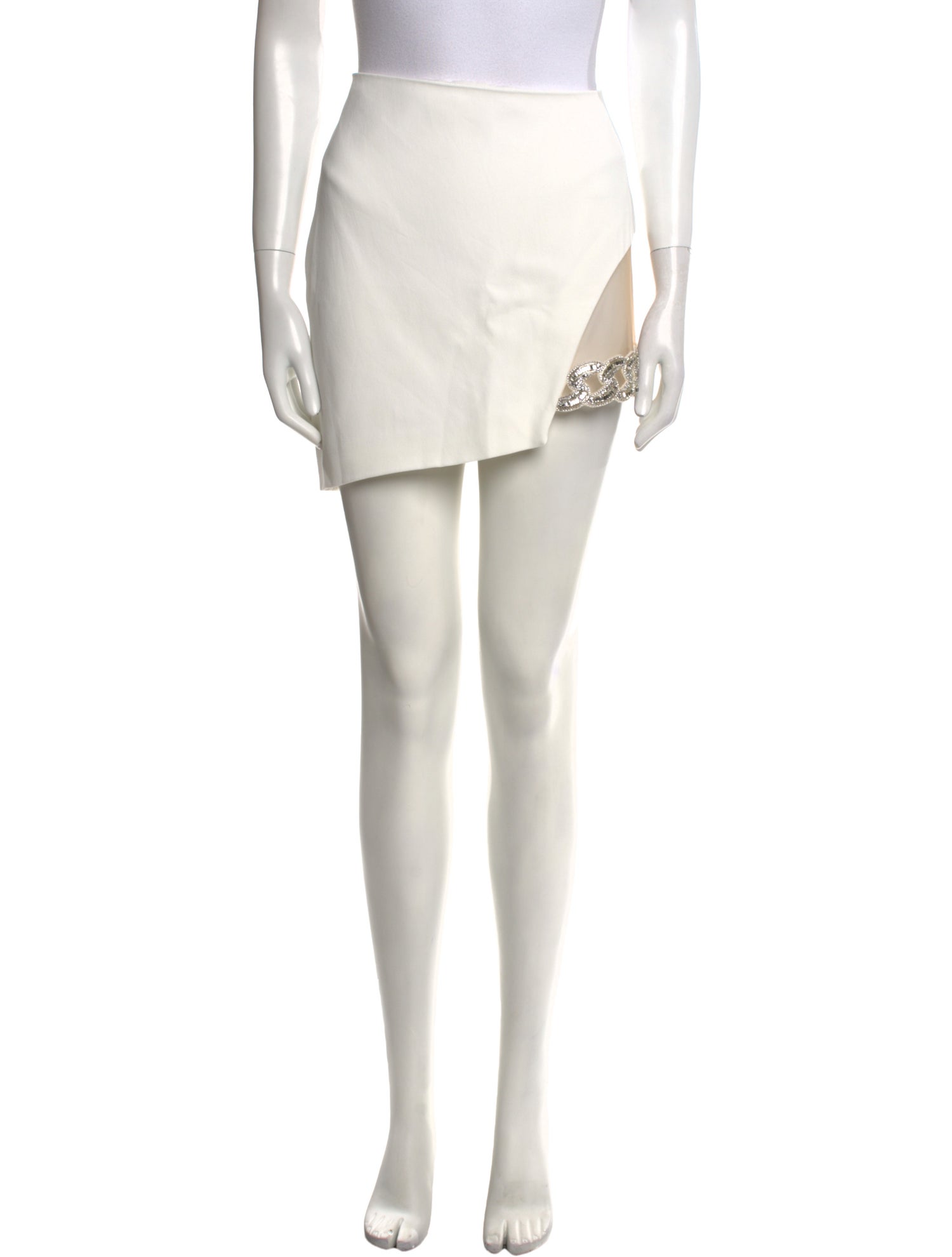 David Koma Mesh Accents Mini Skirt w/ Tags