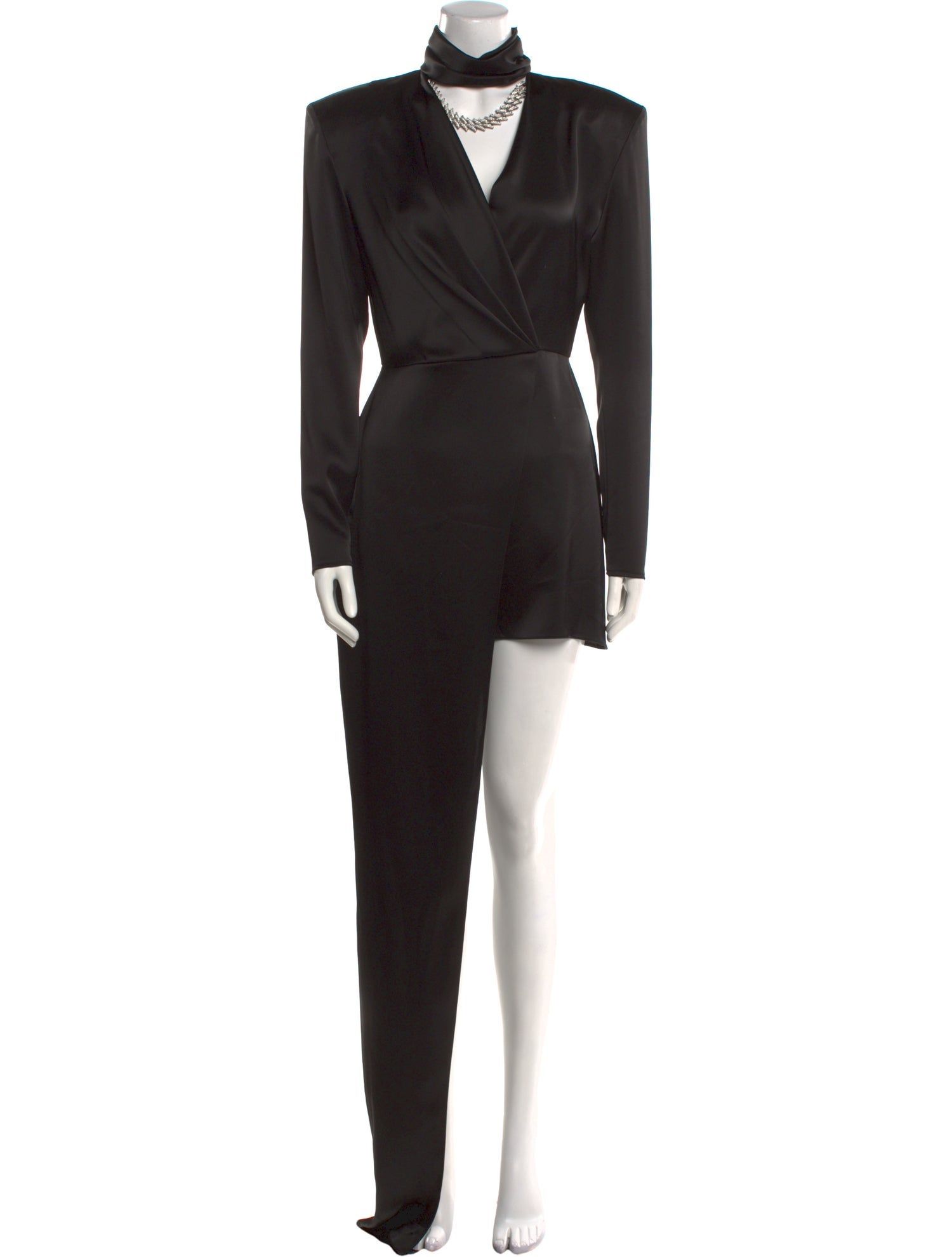 David Koma Mock Neck Mini Dress