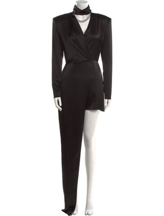 David Koma Mock Neck Mini Dress